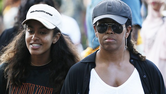 malia obama michelle obama baseball hats