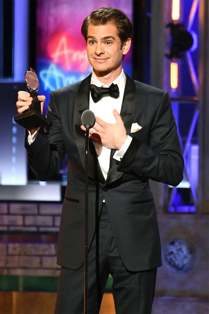 Andrew Garfield Wins at the 72nd Annual Tony Awards