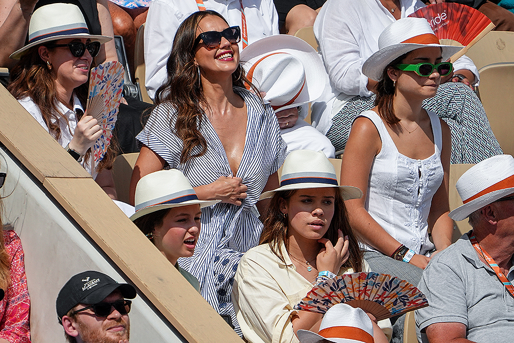 Jessica Alba At The 2023 French Open Roland Garros