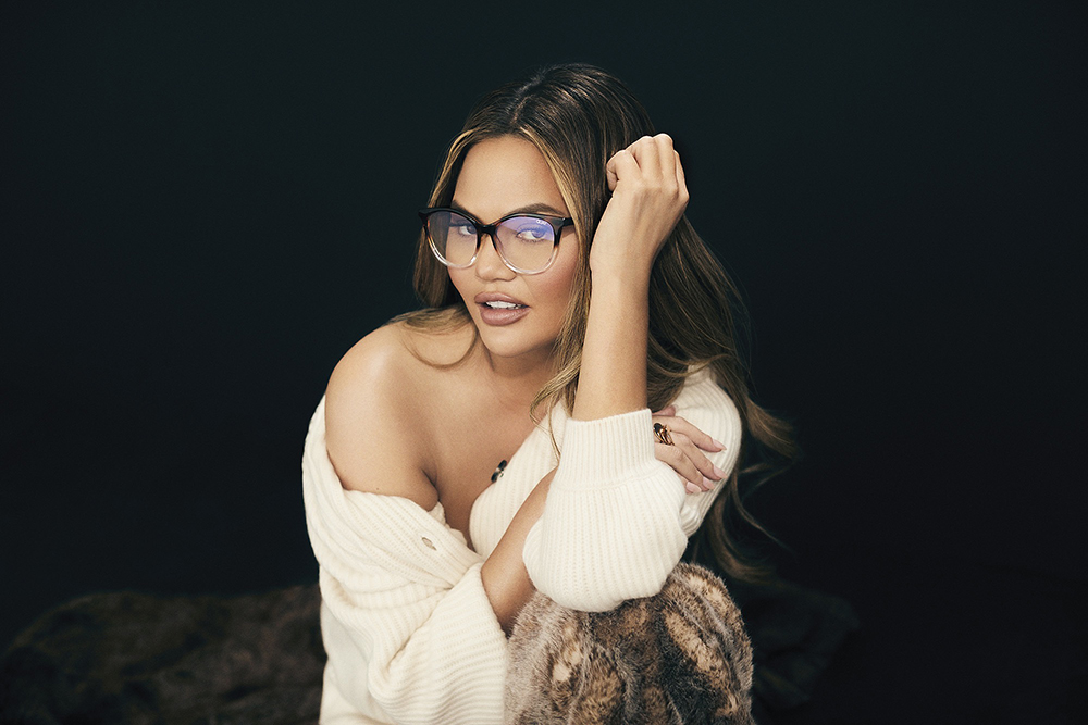 Chrissy Teigen models new QUAY sunglasses collection along with her daughter Luna, aged 3