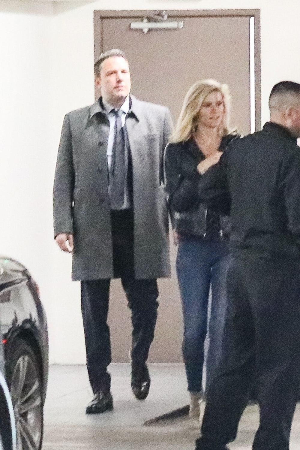 Brentwood, CA - *EXCLUSIVE* - It was a busy day for Ben Affleck! He started his day out with coffee with Lindsay Shookus, followed by a friend's wedding with Jennifer Garner and the kids. Ben wrapped up his Saturday evening by having dinner at Katsuya with Lindsay, with the couple trying to keep a low profile by leaving out the back door. Shot on 02/23/2019.Pictured: Ben Affleck, Lindsay ShookusBACKGRID USA 24 FEBRUARY 2019 USA: +1 310 798 9111 / usasales@backgrid.comUK: +44 208 344 2007 / uksales@backgrid.com*UK Clients - Pictures Containing ChildrenPlease Pixelate Face Prior To Publication*