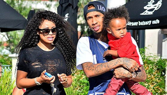 Tyga and Blac Chyna with their son King Cairo