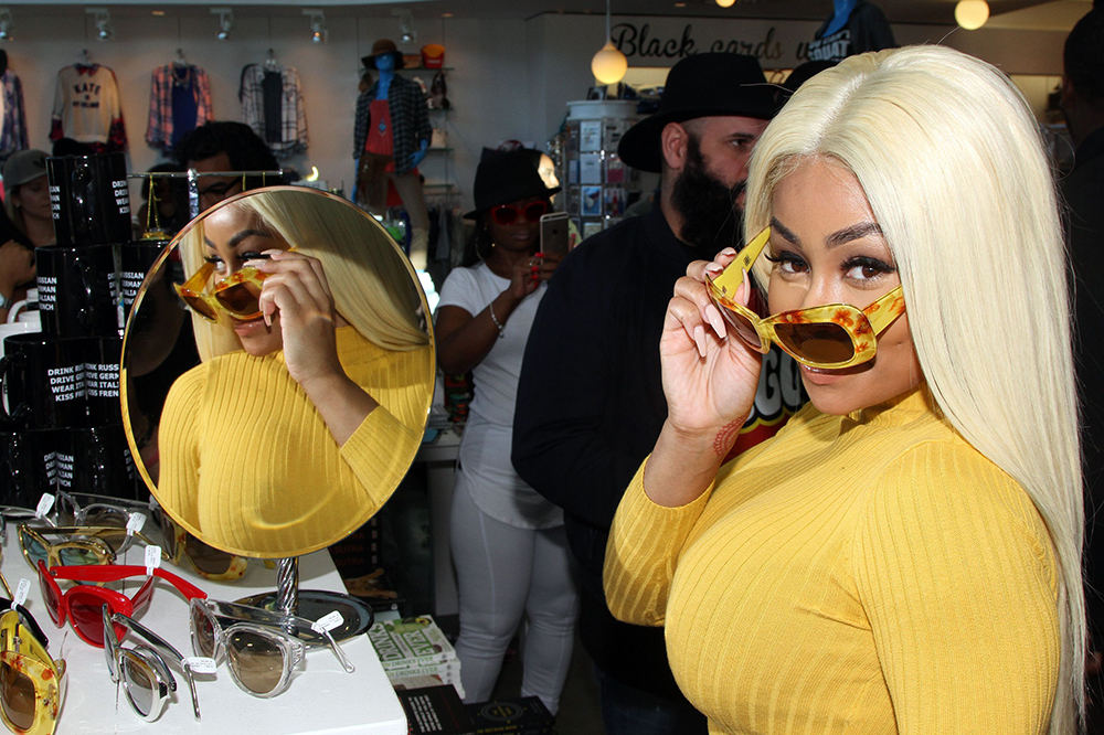 Blac Chyna seen at Launch of the New Amber Rose Eyewear Collection at Kitson-Melrose, in Los Angeles, CALaunch of the New Amber Rose Eyewear Collection, West Hollywood, USA