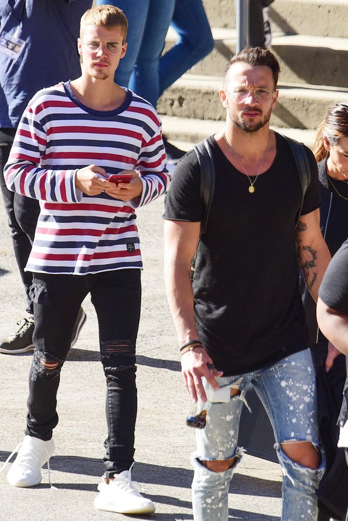 Carl Lentz Hangs With Justin Bieber