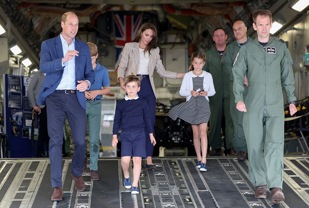 The Wales family visit the Air Tattoo at RAF Fairford