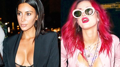 Kim Kardashian and Bella Thorne