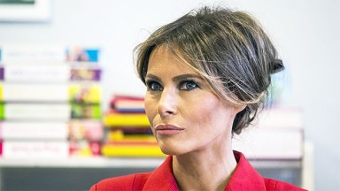 Melania Trump Updo Hairstyle