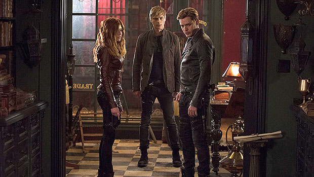 Clary Jace and Sebastian on Shadowhunters