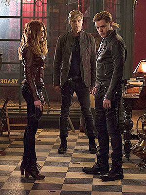 Clary Jace and Sebastian on Shadowhunters