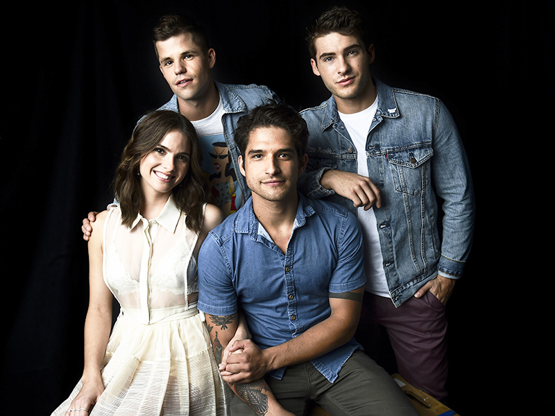 Charlie Carver, Cody Christian, Shelley Hennig and Tyler Posey from 'Teen Wolf'
TVLine Portrait Studio, Day 1, Comic-Con International, San Diego, USA - 20 Jul 2017