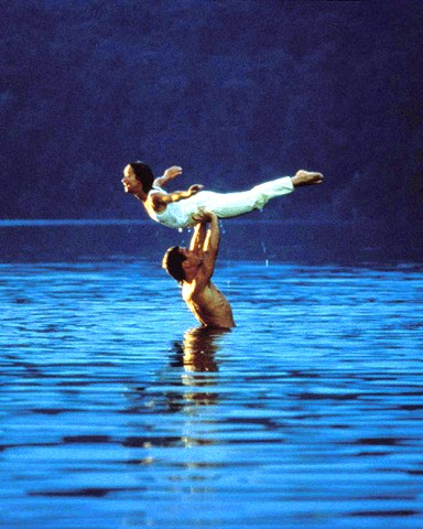 DIRTY DANCING, from top: Jennifer Grey, Patrick Swayze, 1987. ©Vestron/courtesy Everett Collection