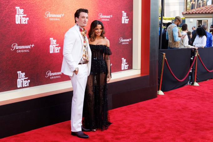 Miles Teller & Keleigh Sperry At The Premiere Of ‘The Offer’