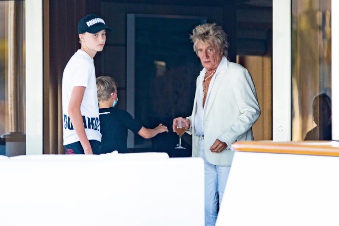 Rod Stewart and His Sons