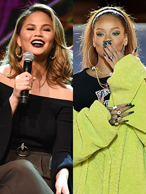 Rihanna and Chrissy Teigen