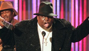 Biggie Smalls on stage