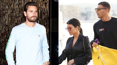Scott Disick, Kourtney Kardashian & Younes Bendjima