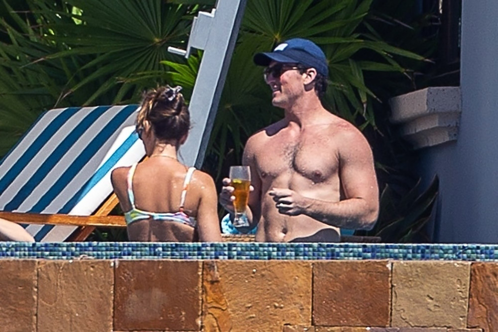 Cabo San Lucas, MEXICO - Miles Teller was spotted living it up amid his vacation to Mexico with his stunning wife, Keleigh Sperry, earlier on Thursday afternoon. The Top Gun: Maverick star, 35, was seen relaxing in the pool next to his other half, 29, as they sipped on a few delicious drinks. The happy couple were pictured sharing an affectionate hug as they lounged in the glistening, cool water with a few pals.Pictured: Miles Teller and Keleigh SperryBACKGRID USA 13 OCTOBER 2022 BYLINE MUST READ: HEM / BACKGRIDUSA: +1 310 798 9111 / usasales@backgrid.comUK: +44 208 344 2007 / uksales@backgrid.com*UK Clients - Pictures Containing ChildrenPlease Pixelate Face Prior To Publication*