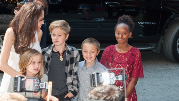 Angelina Jolie and family'The Breadwinner' premiere, Toronto International Film Festival, Canada - 10 Sep 2017