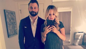 Pregnant Emily Maynard with her husband Tyler Johnson