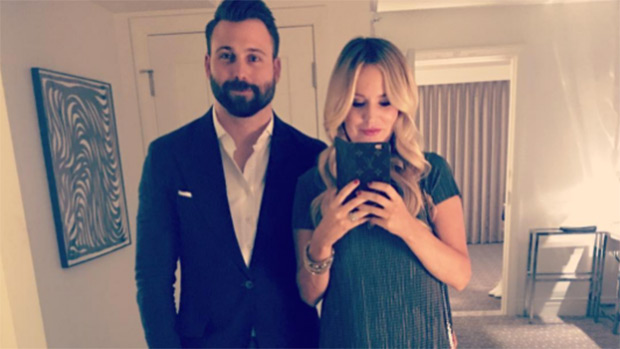 Pregnant Emily Maynard with her husband Tyler Johnson