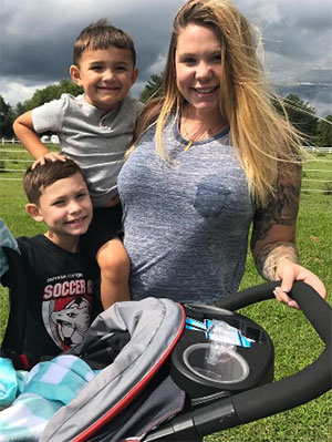 Kailyn Lowry and her kids