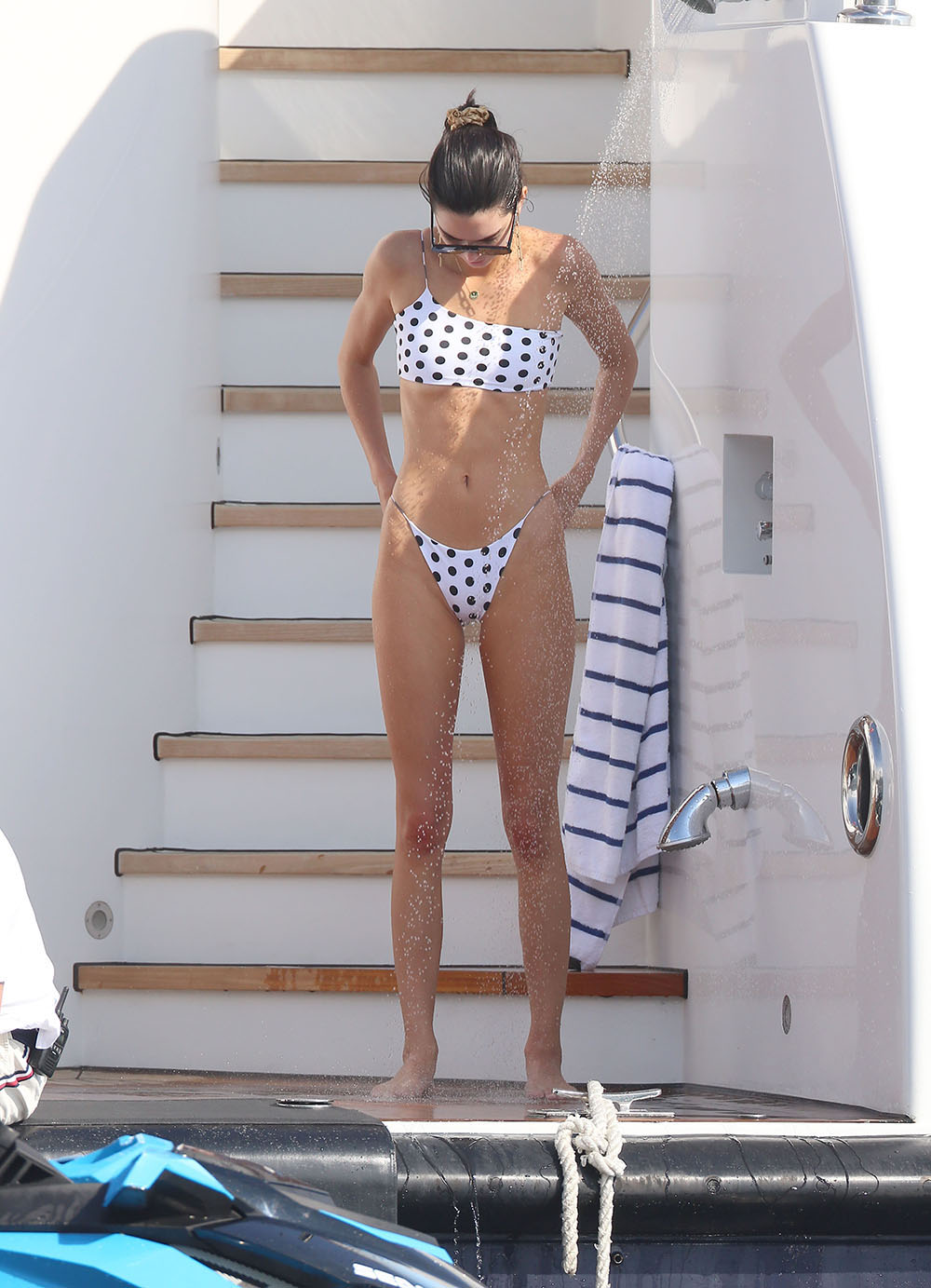 Kendall Jenner takes a ride on a jetski and has a shower afterwards showing off her amazing bikini body on May 25th 2019 in Monaco, France.Pictured: Kendall JennerRef: SPL5093475 250519 NON-EXCLUSIVEPicture by: IMP Features / SplashNews.comSplash News and PicturesLos Angeles: 310-821-2666New York: 212-619-2666London: +44 (0)20 7644 7656Berlin: +49 175 3764 166photodesk@splashnews.comUnited Arab Emirates Rights, Australia Rights, Bahrain Rights, Canada Rights, China Rights, Egypt Rights, Greece Rights, India Rights, Israel Rights, Japan Rights, Jordan Rights, South Korea Rights, Lebanon Rights, New Zealand Rights, Qatar Rights, Russia Rights, Saudi Arabia Rights, South Africa Rights, Singapore Rights, Turkey Rights, Taiwan Rights, United Kingdom Rights, United States of America Rights