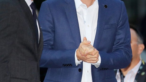 Prince Harry (L) attends the True Patriot Love Symposium at Scotia Plaza during a pre Invictus Games event
Invictus Games, Toronto, Canada - 22 Sep 2017