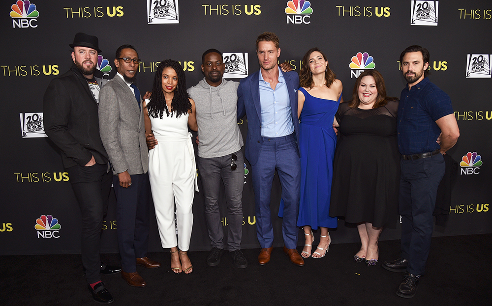 Chris Sullivan, Ron Cephas Jones, Susan Kelechi Watson, Sterling K. Brown, Justin Hartley, Mandy Moore, Chrissy Metz and Milo Ventimiglia
'This Is Us' TV show FYC event, Arrivals, Los Angeles, USA - 07 Jun 2017