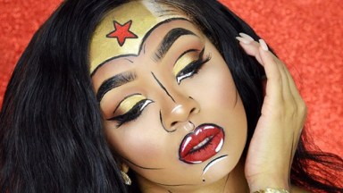 wonder woman halloween makeup