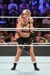 Alexa Bliss and Ronda Rousey
WWE SummerSlam, New York, USA - 19 Aug 2018