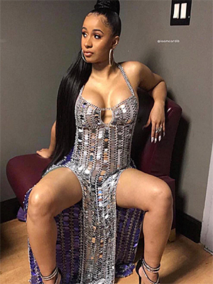 cardi b dress bet hip hop awards