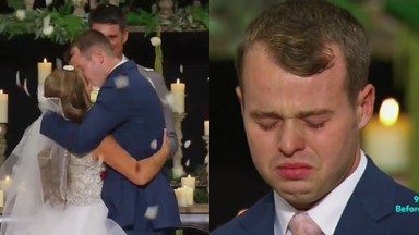 Kendra & Joe Duggar's first kiss on wedding day