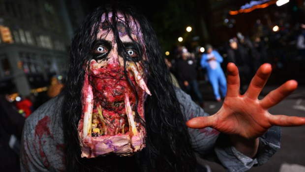 People take part in the 44th Annual Village Halloween Parade in New York City44th Annual Greenwich Village Halloween Parade, New York, USA - 31 Oct 2017This years theme was Cabinet of Curiosities: An Imaginary Menagerie celebrating the hybrids, mash-ups, and frisson of crossed identities we allow ourselves to be for on one special night in October.