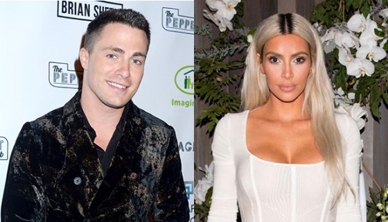 Colton Haynes Kim Kardashian