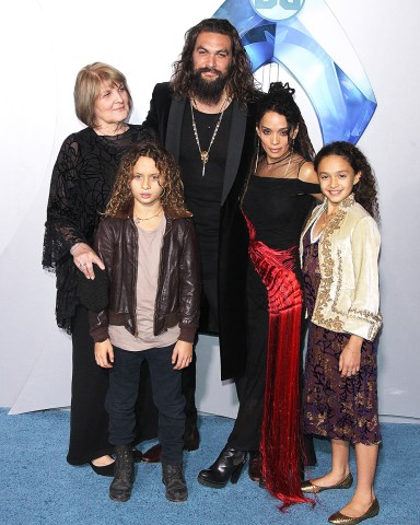 Jason Momoa, Lisa Bonet'Aquaman' film premiere, Arrivals, Los Angeles, USA - 12 Dec 2018