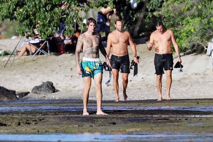 Justin Bieber In Hawaii