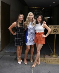 Kate Gosselin and her two daughters are seen at the Today Show. . 11 Jun 2019 Pictured: Kate Gosselin, Maddy Gosselin, Keira Gosselin. Photo credit: Joe Russo / MEGA TheMegaAgency.com +1 888 505 6342 (Mega Agency TagID: MEGA441774_010.jpg) [Photo via Mega Agency]