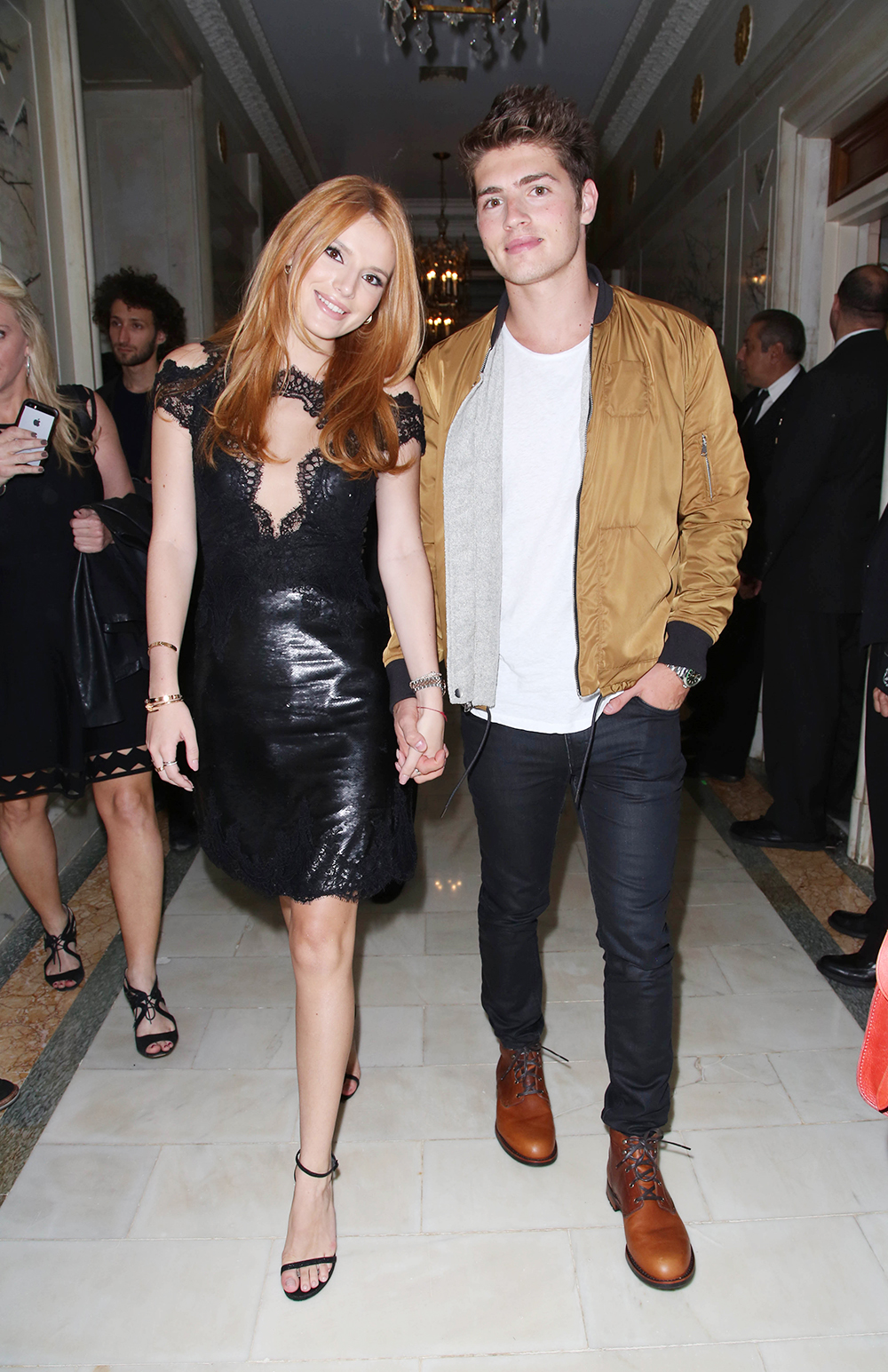 Bella Thorne and Gregg Sulkin
Marchesa show, Spring Summer 2016, New York Fashion Week, America - 16 Sep 2015