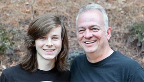 Chandler Riggs & Dad William
