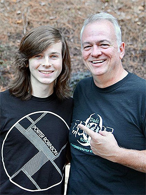 Chandler Riggs & Dad William