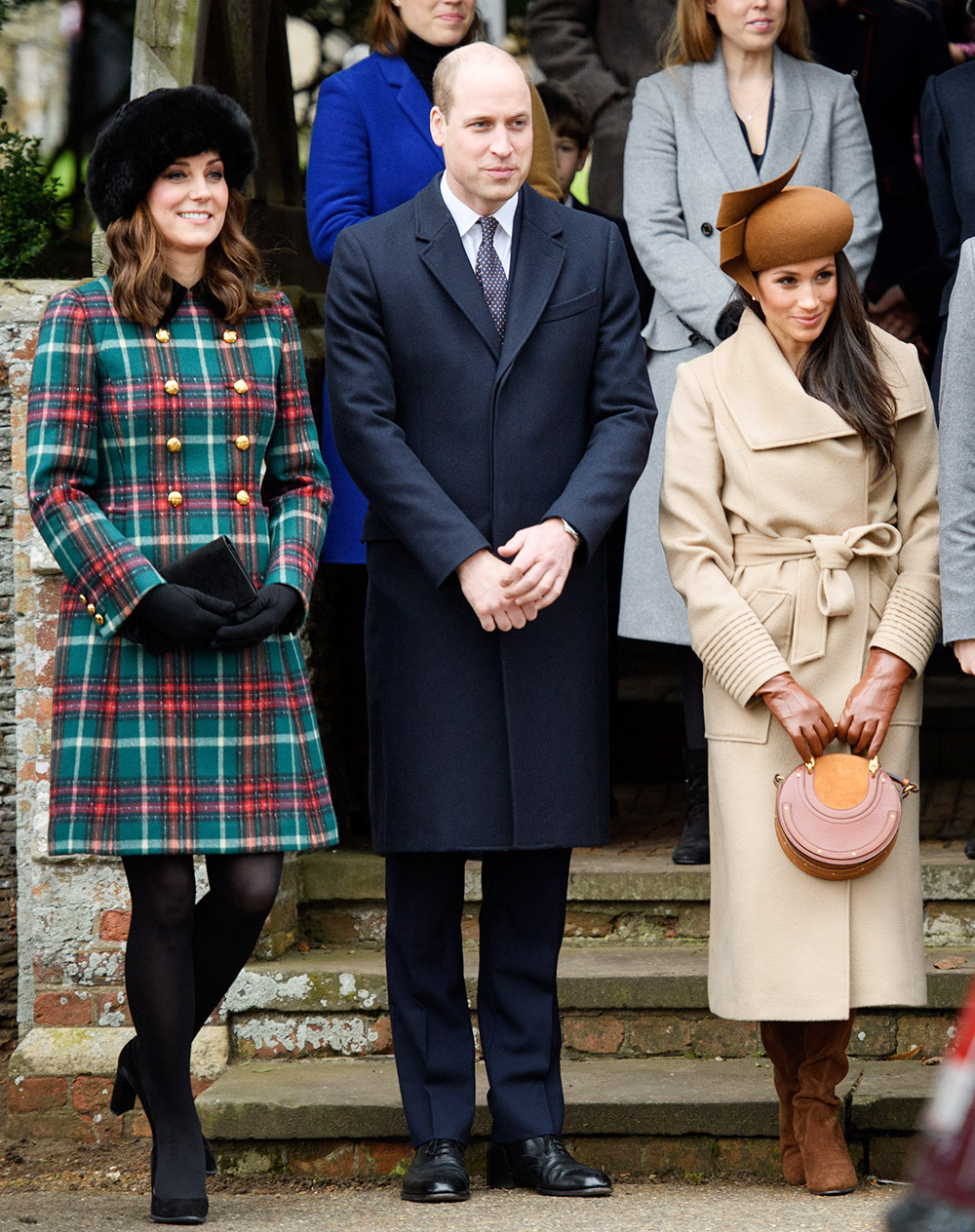 Catherine Duchess of Cambridge, Prince William and Meghan Markle
Christmas Day church service, Sandringham, Norfolk, UK - 25 Dec 2017