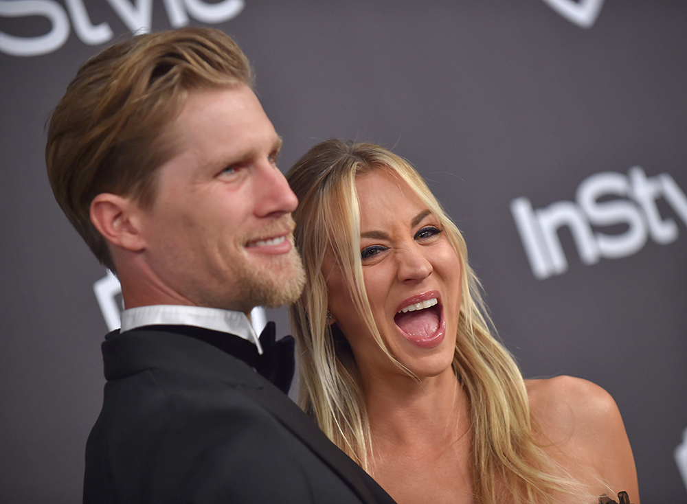 Kaley Cuoco and Karl Cook
InStyle and Warner Bros Golden Globes After Party, Arrivals, Los Angeles, USA - 06 Jan 2019