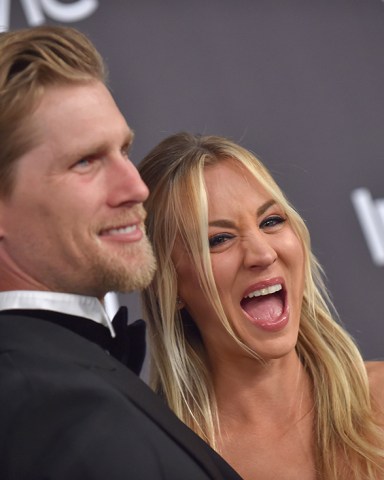 Kaley Cuoco and Karl Cook
InStyle and Warner Bros Golden Globes After Party, Arrivals, Los Angeles, USA - 06 Jan 2019