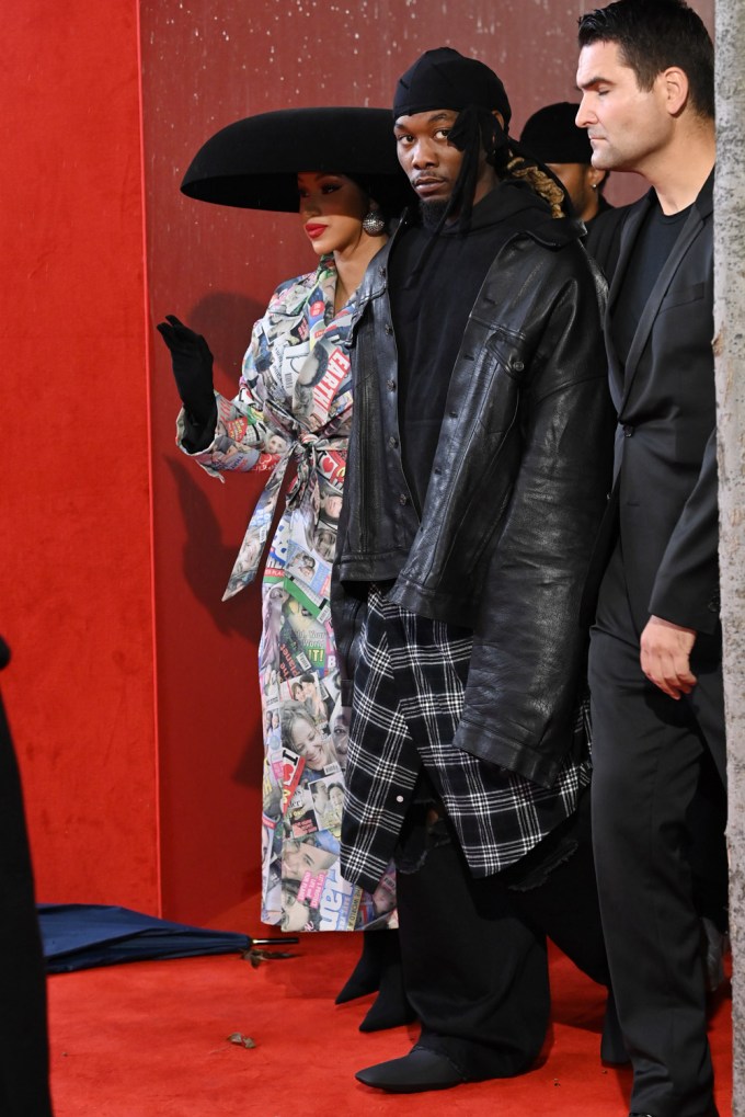 Cardi B and Offset at Balenciaga