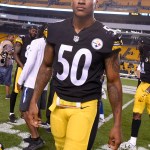 Pittsburgh Steelers inside linebacker Ryan Shazier (50) after an NFL preseason football game against the Indianapolis Colts, in Pittsburgh
Colts Steelers Football, Pittsburgh, USA - 26 Aug 2017