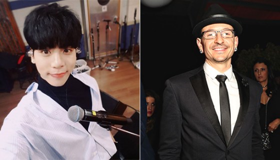 Jonghyun and Chester Bennington