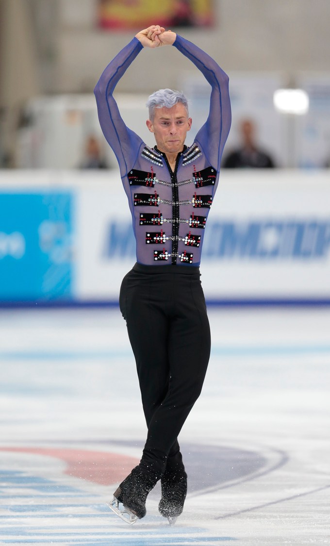 Adam Rippon Competes at Cup of Russia ISU Grand Prix