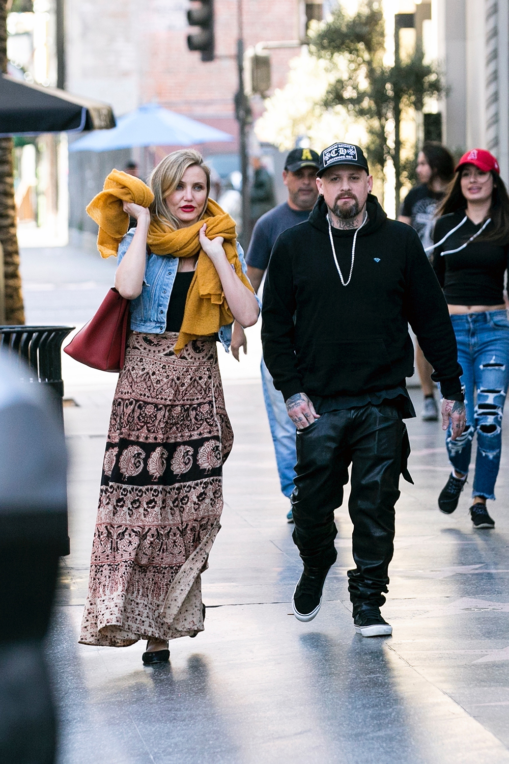 *EXCLUSIVE* Cameron Diaz and hubby Benji Madden head to Hamilton