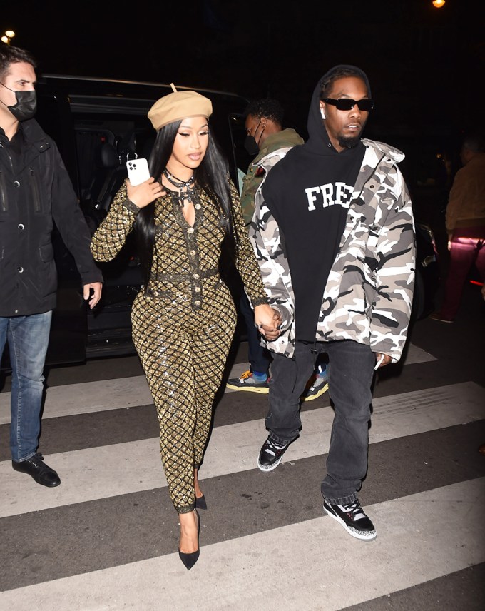 Cardi B and Offset at the Grey Goose cocktail party in Paris