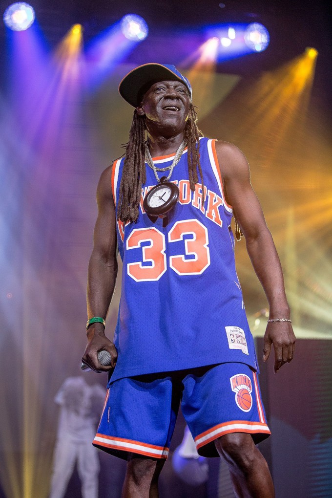 Flavor Flav at Yo! MTV Raps Anniversary Show